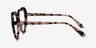 Suki Pink Tortoise AcétateMontures de lunettes de vue d'EyeBuyDirect, Vue de Côté