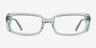 Anita Crystal Light Green AcetateEyeglass Frames from EyeBuyDirect, Front View