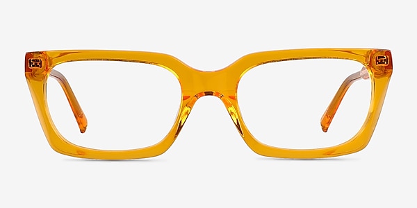 Petula Crystal Orange Acetate Eyeglass Frames