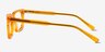 Petula Crystal Orange AcetateEyeglass Frames from EyeBuyDirect, Side View