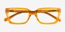 Petula Crystal Orange AcetateEyeglass Frames from EyeBuyDirect, Closed View