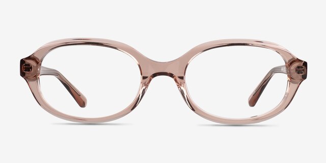 Patti Crystal Beige AcetateEyeglass Frames from EyeBuyDirect, Front View