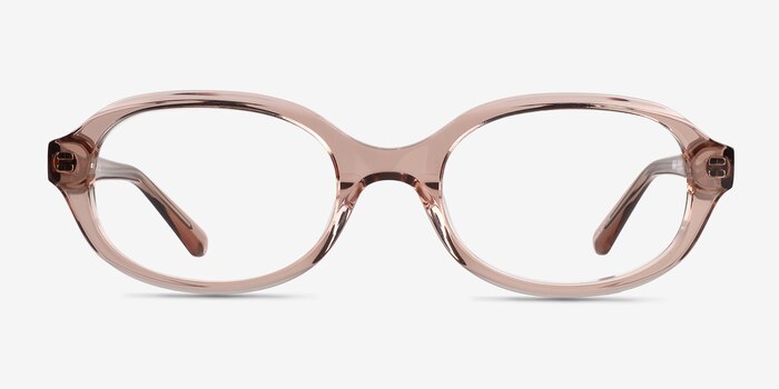Patti Crystal Beige Acetate Eyeglass Frames from EyeBuyDirect