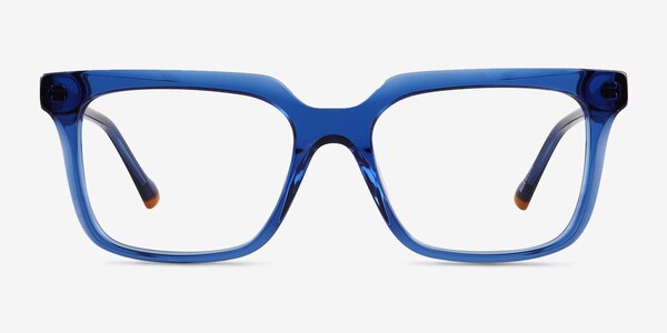 Sandie Crystal Dark Blue Acetate Eyeglass Frames
