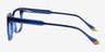 Sandie Crystal Dark Blue AcetateEyeglass Frames from EyeBuyDirect, Side View