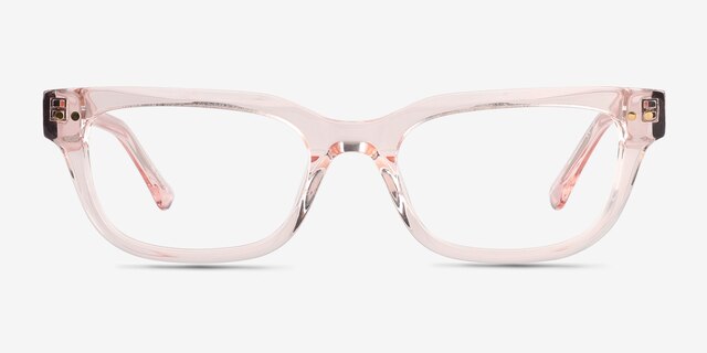 Liz Crystal Nude AcetateEyeglass Frames from EyeBuyDirect, Front View