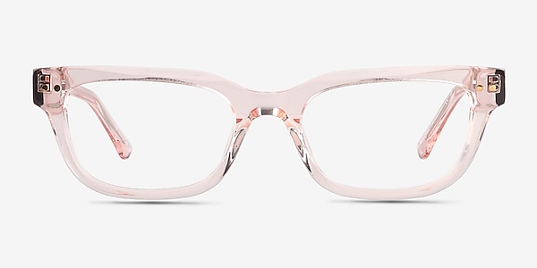Liz Crystal Nude Acetate Eyeglass Frames