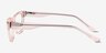 Liz Crystal Nude AcetateEyeglass Frames from EyeBuyDirect, Side View