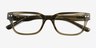 Liz Crystal Kahki AcetateEyeglass Frames from EyeBuyDirect, Closed View