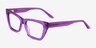 Celia Crystal Purple AcetateEyeglass Frames from EyeBuyDirect, Angle View