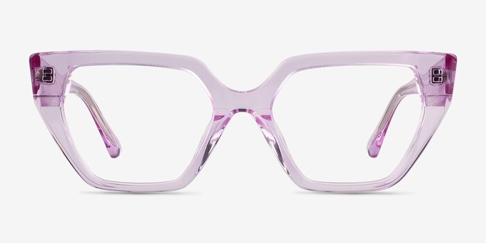 Dionne Crsytal Light Purple Acetate Eyeglass Frames from EyeBuyDirect