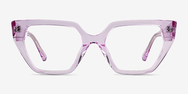 Dionne Crsytal Light Purple Acétate Montures de lunettes de vue