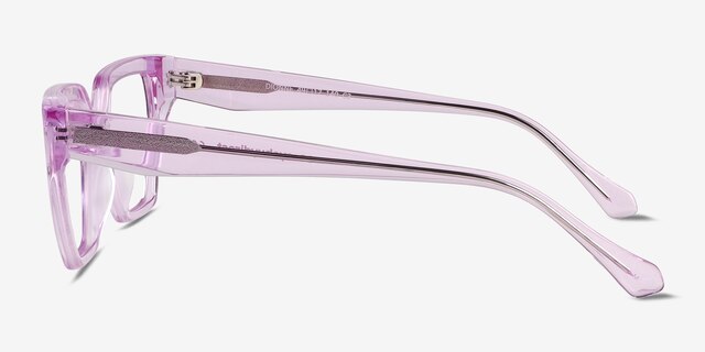 Dionne Crsytal Light Purple AcetateEyeglass Frames from EyeBuyDirect, Side View