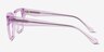 Dionne Crsytal Light Purple AcetateEyeglass Frames from EyeBuyDirect, Side View