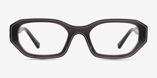 Nina Crystal Dark Gray Acetate Eyeglass Frames