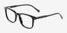 Astera Black AcetateEyeglass Frames from EyeBuyDirect, Angle View
