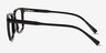Astera Black AcetateEyeglass Frames from EyeBuyDirect, Side View
