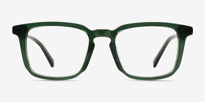 Astera Crystal Green Acetate Eyeglass Frames from EyeBuyDirect