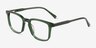 Astera Crystal Green AcetateEyeglass Frames from EyeBuyDirect, Angle View