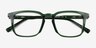 Astera Crystal Green AcetateEyeglass Frames from EyeBuyDirect, Closed View