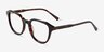 Florus Tortoise AcetateEyeglass Frames from EyeBuyDirect, Angle View