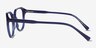 Florus Blue AcetateEyeglass Frames from EyeBuyDirect, Side View
