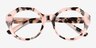Gerania Ivory Tortoise AcetateEyeglass Frames from EyeBuyDirect, Closed View