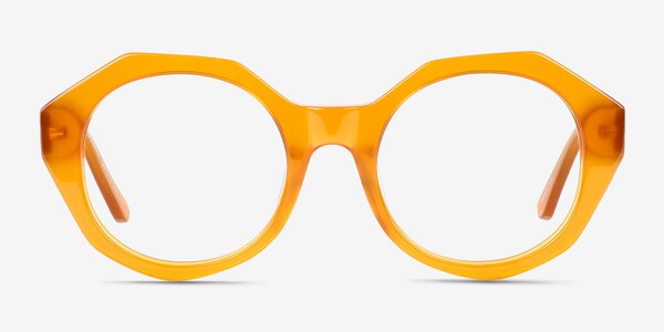 Gerania Milky Orange Acétate Montures de lunettes de vue