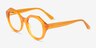 Gerania Milky Orange AcetateEyeglass Frames from EyeBuyDirect, Angle View