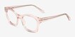 Aronia Crystal Light Pink Alternative MaterialsEyeglass Frames from EyeBuyDirect, Angle View
