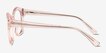 Aronia Crystal Light Pink Alternative MaterialsEyeglass Frames from EyeBuyDirect, Side View