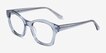 Aronia Crsytal Blue Alternative MaterialsEyeglass Frames from EyeBuyDirect, Angle View