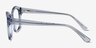 Aronia Crsytal Blue AcetateEyeglass Frames from EyeBuyDirect, Side View