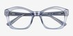 Aronia Crsytal Blue Alternative MaterialsEyeglass Frames from EyeBuyDirect, Closed View