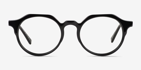 Monarda Noir Acétate Montures de lunettes de vue