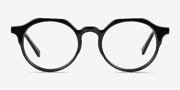 Monarda Black Acetate Eyeglass Frames