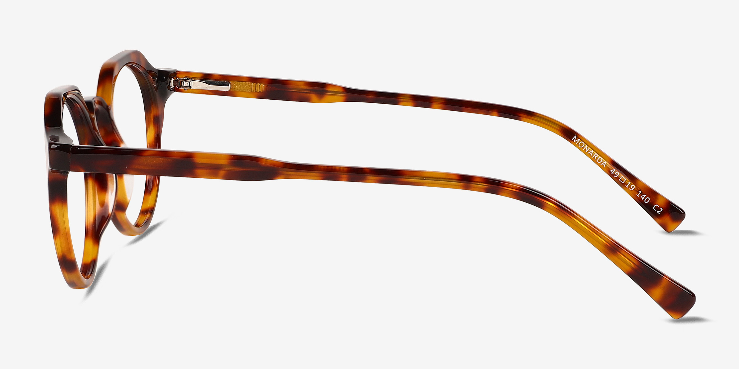 Monarda Round Tortoise Full Rim Eyeglasses 