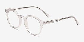 Monarda Crystal Acétate Montures de lunettes de vue d'EyeBuyDirect, Vue d'Angle