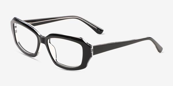 Black Crystal Caladium -  Acetate Eyeglasses