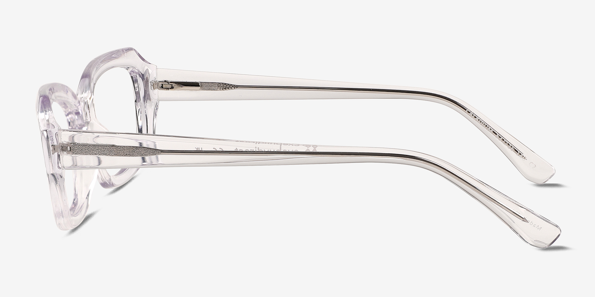 Caladium Rectangle Crystal Full Rim Eyeglasses Eyebuydirect