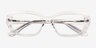 Caladium Crystal AcetateEyeglass Frames from EyeBuyDirect, Closed View