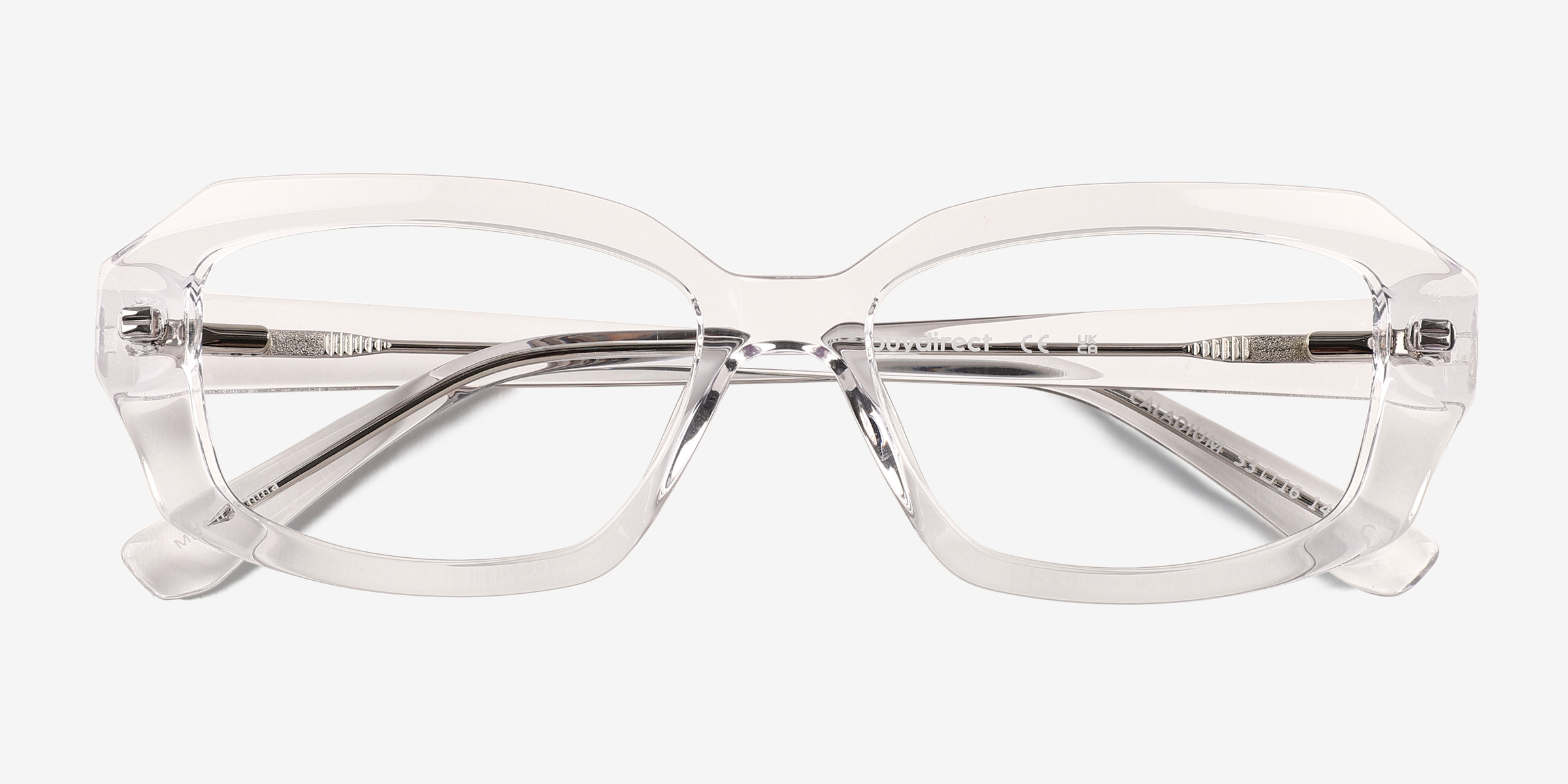 Caladium Rectangle Crystal Full Rim Eyeglasses Eyebuydirect Canada