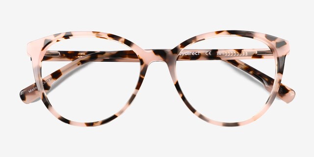 Yarrow Ivory Tortoise AcetateEyeglass Frames from EyeBuyDirect, Closed View
