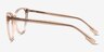 Yarrow Crystal Nude AcetateEyeglass Frames from EyeBuyDirect, Side View