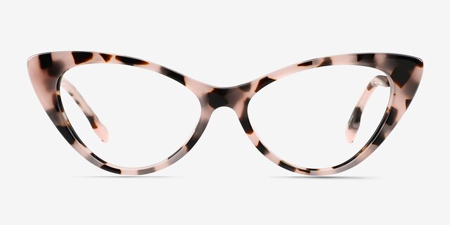 Celosia Ivory Tortoise AcetateEyeglass Frames from EyeBuyDirect, Front View