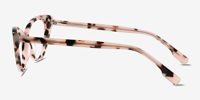 Celosia Ivory Tortoise AcetateEyeglass Frames from EyeBuyDirect, Side View