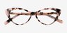 Celosia Ivory Tortoise AcetateEyeglass Frames from EyeBuyDirect, Closed View