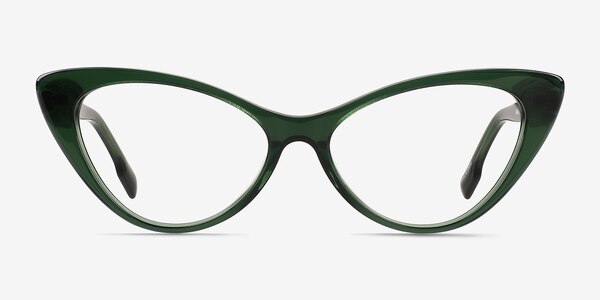 Celosia Crystal Green Acétate Montures de lunettes de vue