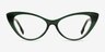 Celosia Crystal Green AcetateEyeglass Frames from EyeBuyDirect, Front View