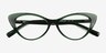 Celosia Crystal Green AcetateEyeglass Frames from EyeBuyDirect, Closed View